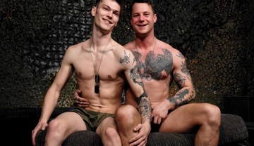 Jason Tyler, Jason Windsor And James Tyler In Twink Licks Up Beefy Soldier Load Full