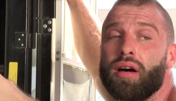 Sexy hunk Donnie Argento gets hardcore ass fucked doggystyle