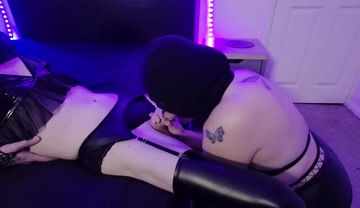 Rewarding Femboy With Blowjob After Taking My Cock