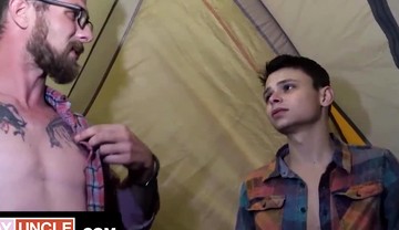 Stepson's College Roommate Sucking And Fucking His Friend's StepDads Hard Cock